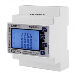 NMID30-1 3-fázový elektromer nepriame do 5A