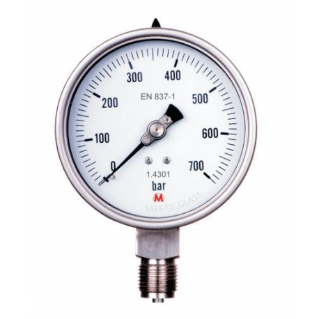 MM100K/417/1,6 Celonerezové tlakomery